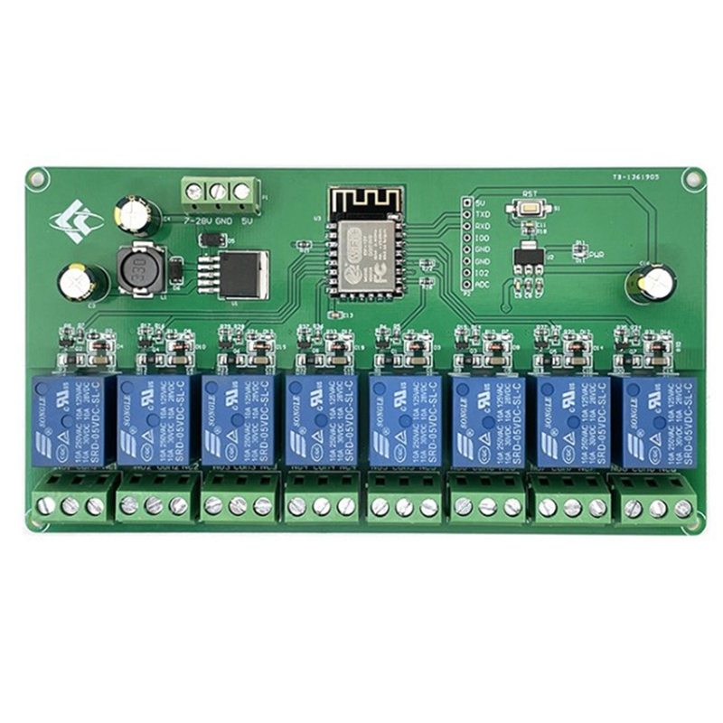 ESP8266 WIFI 8 Channel Relay M - огляд і ціна Relay 8 Channel Board