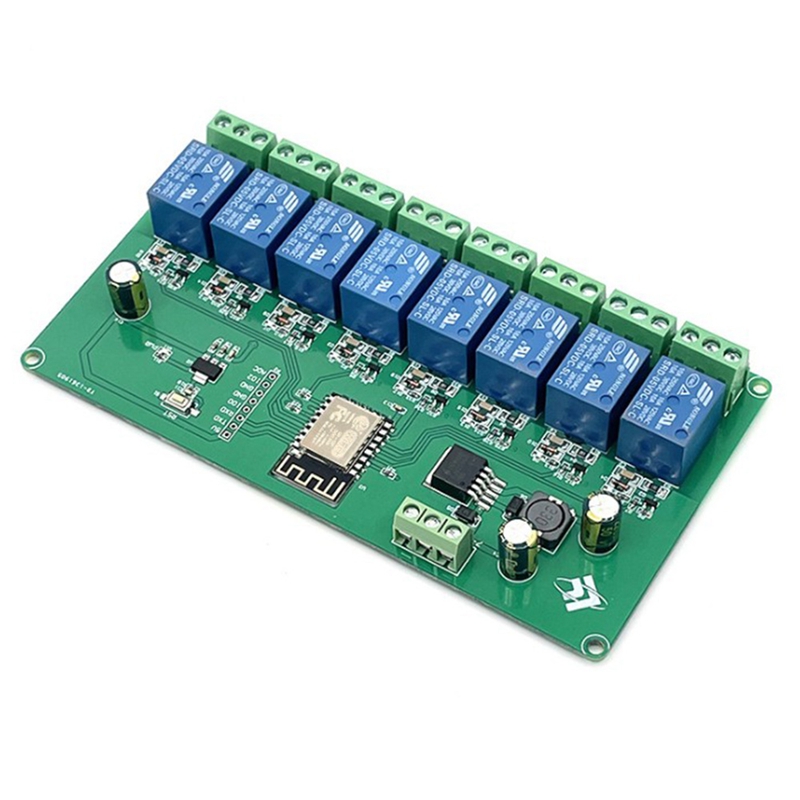 ESP8266 WIFI 8 Channel Relay M - огляд і ціна Relay 8 Channel Board
