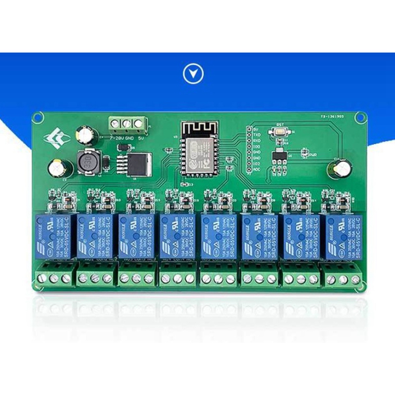 ESP8266 WIFI 8 Channel Relay M - огляд і ціна Relay 8 Channel Board
