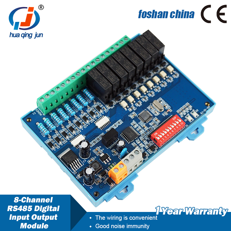 Huaqingjun 8-Channel RS485 Dig - огляд і ціна Relay 8 Channel Board