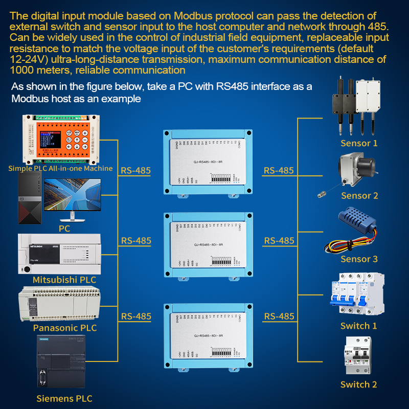 Huaqingjun 8-Channel RS485 Dig - огляд і ціна Relay 8 Channel Board