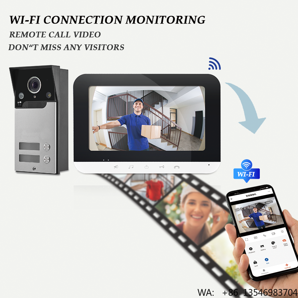 Factory Price 7 Inch Touch Key - огляд і ціна Smart Doorbell Wired