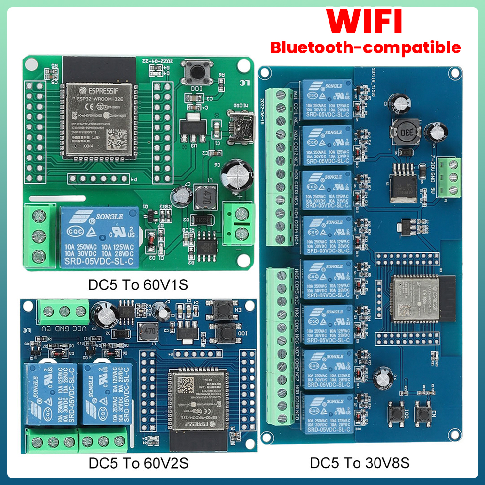 ESP32 Power Supply Module 1/2/ - огляд і ціна Relay 8 Channel Board