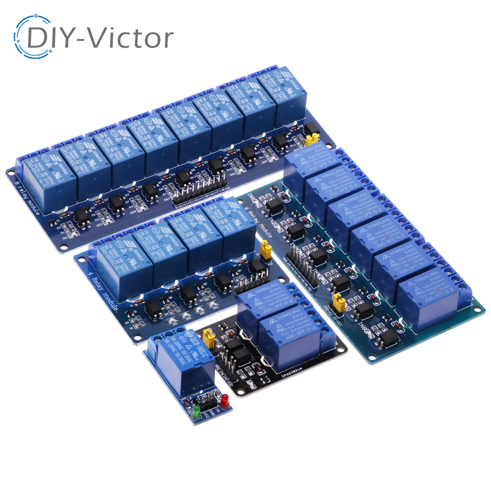 1 2 4 6 8 Channel DC 5V 12V Re - огляд і ціна Relay 8 Channel Board