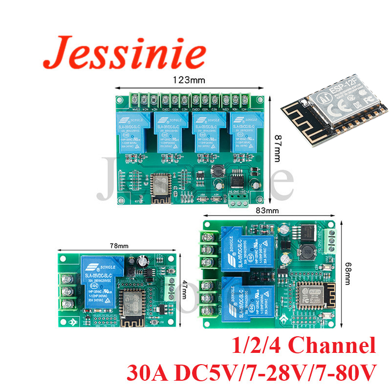 ESP8266 1/2/4/8/16 Channel Way - огляд і ціна Relay 8 Channel Board