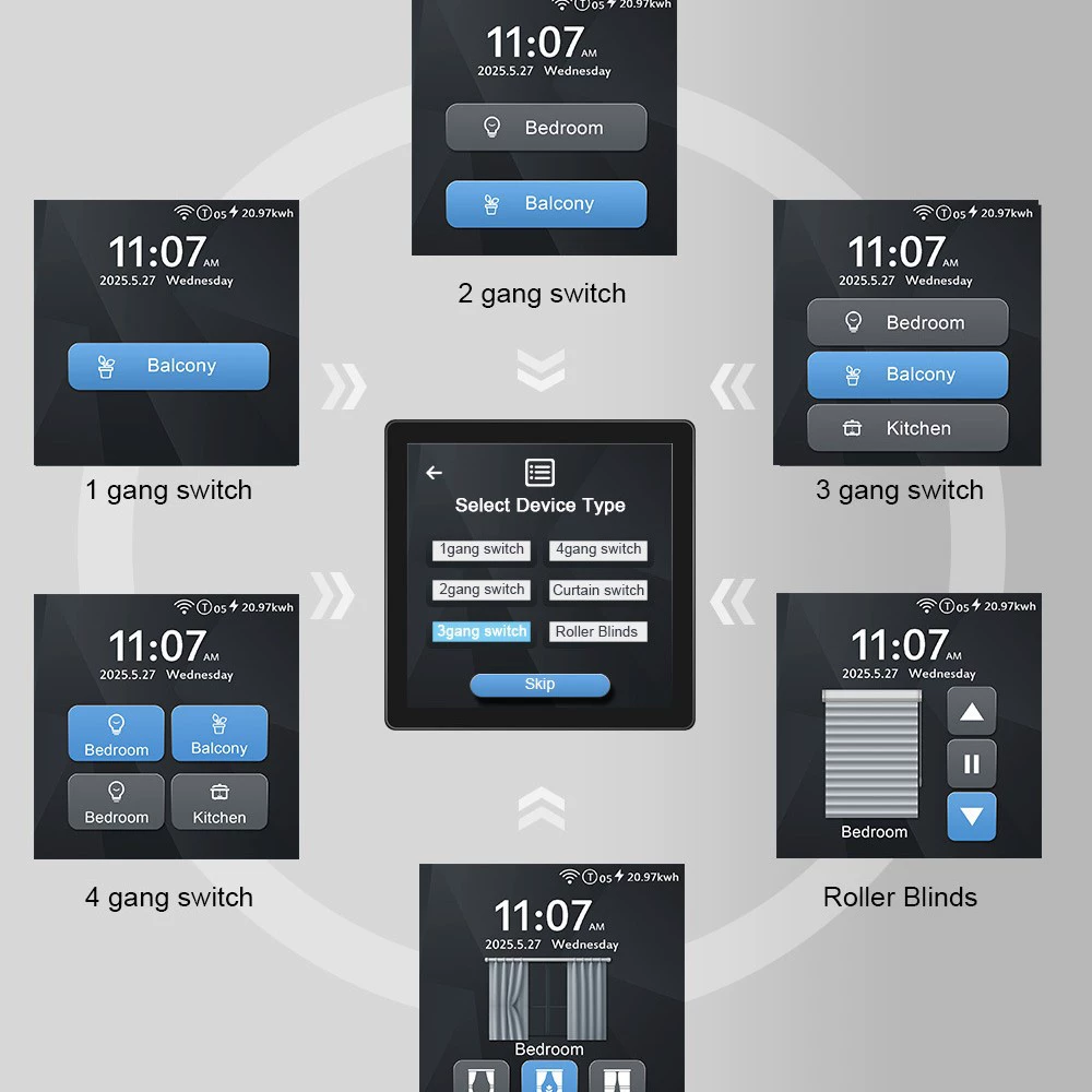 US smart wifi switches tuya EU - огляд і ціна Diy Home Automation System