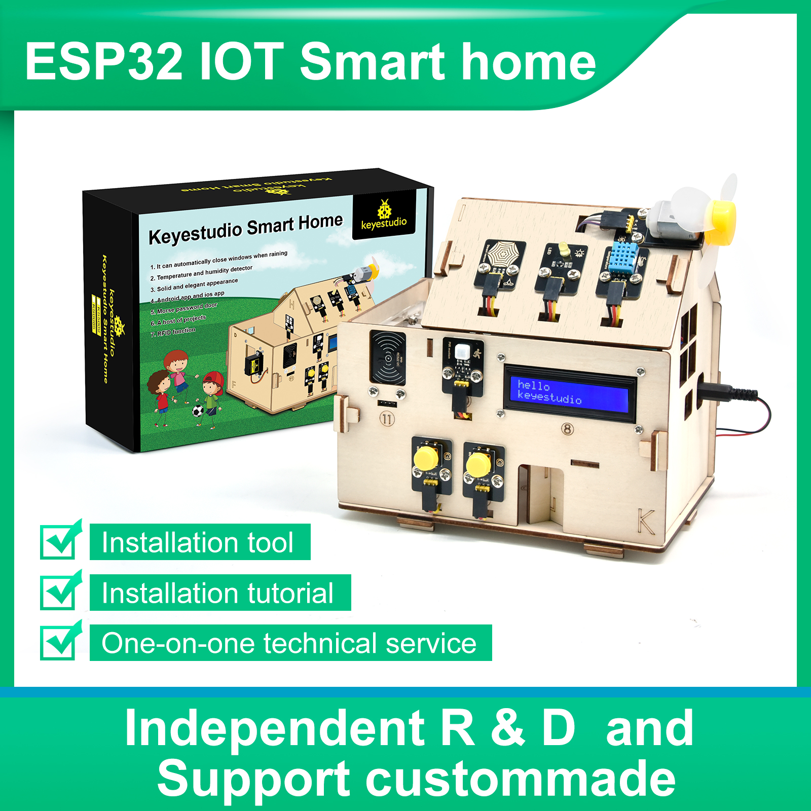 DIY Smart Home kit ESP32 Start - огляд і ціна Home Automation Diy Kit