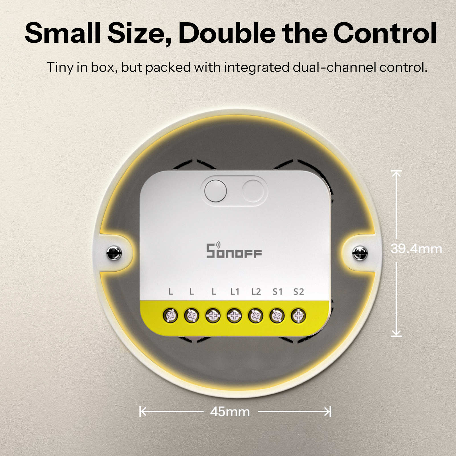 SONOFF MINI DUO-L 2-Gang Zigbe - огляд і ціна Sonoff Basic Switch