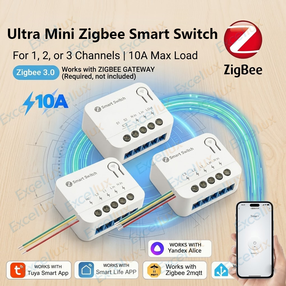 Ultra Mini ZigBee Smart Switch - огляд і ціна Diy Home Automation Hub