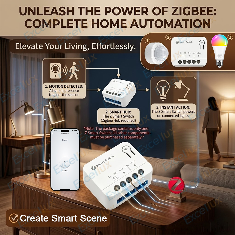 Ultra Mini ZigBee Smart Switch - огляд і ціна Diy Home Automation Hub