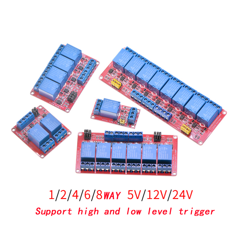 1 2 4 6 8 Channel 5V 12V 24V R - огляд і ціна Relay 8 Channel Board