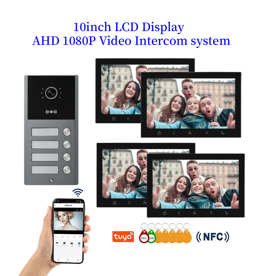 10inch Tuya WIFI Video Interco - огляд і ціна Smart Doorbell Wired