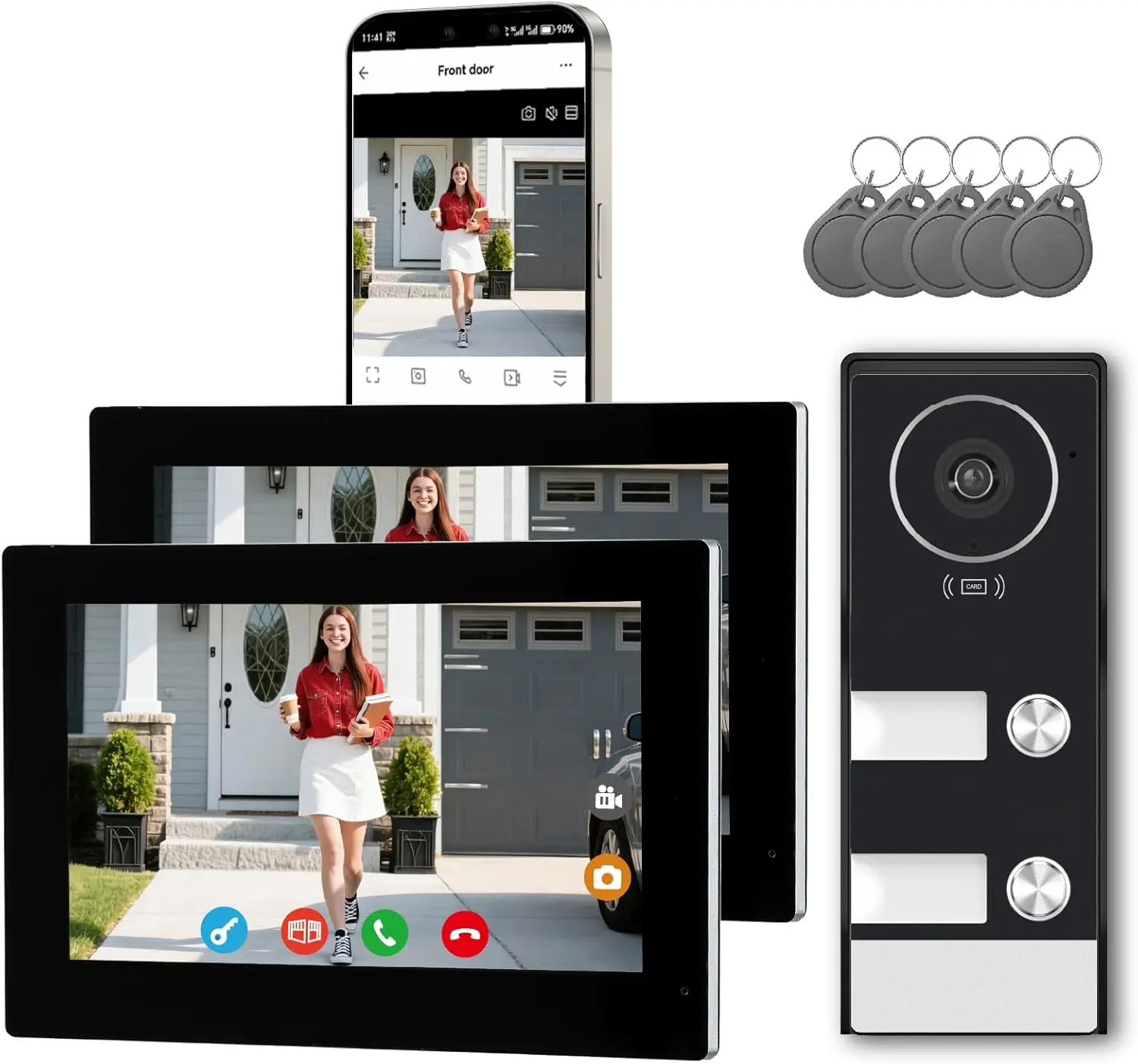 Smart Home Video Intercom Wire - огляд і ціна Smart Doorbell Wired
