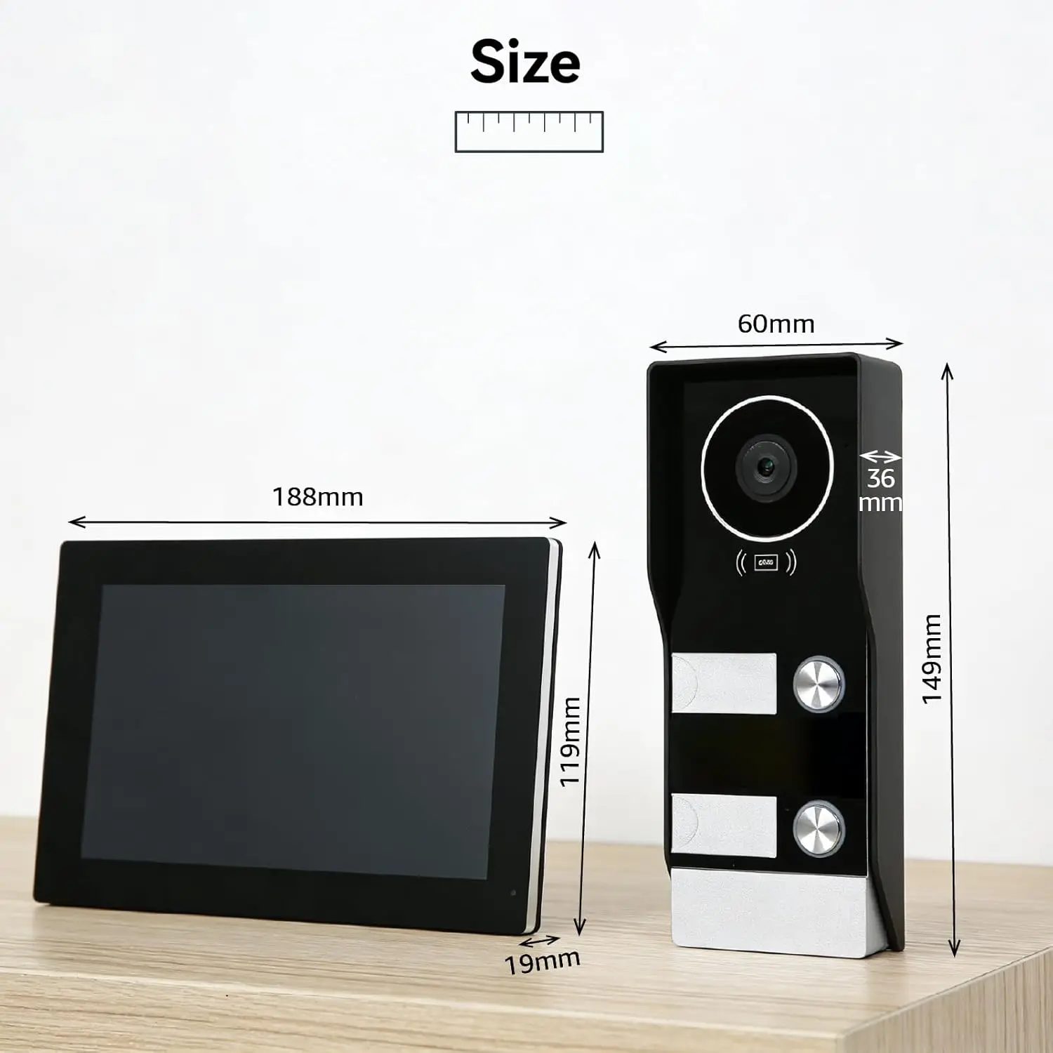 Smart Home Video Intercom Wire - огляд і ціна Smart Doorbell Wired