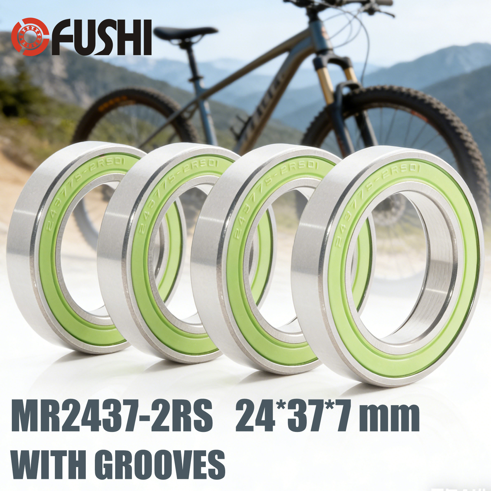 4Pcs MR2437-2RS Bearing 24*37* - огляд і ціна Matter Hub Thread