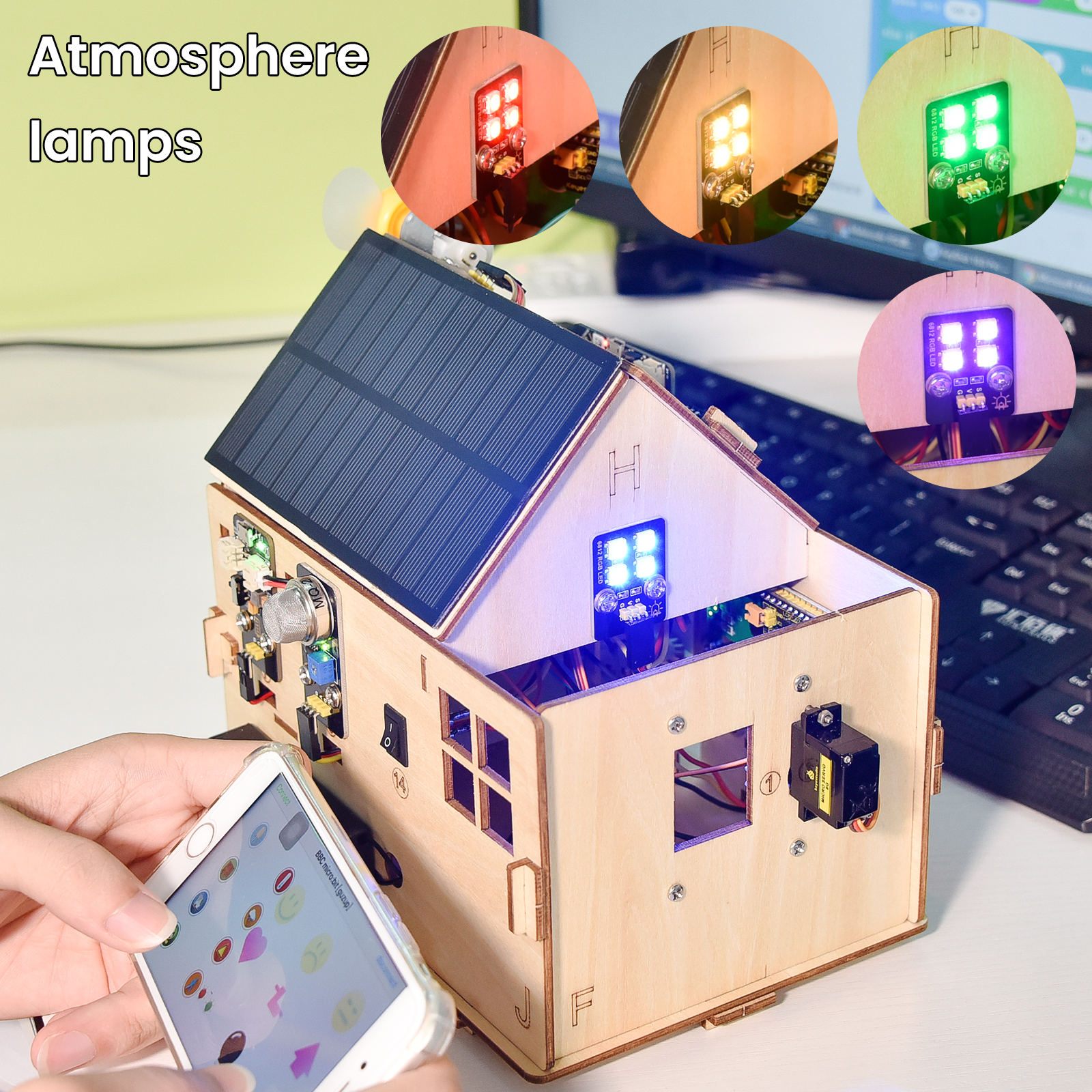Keyestudio STEM Microbit V2 Sm - огляд і ціна Home Automation Diy Kit