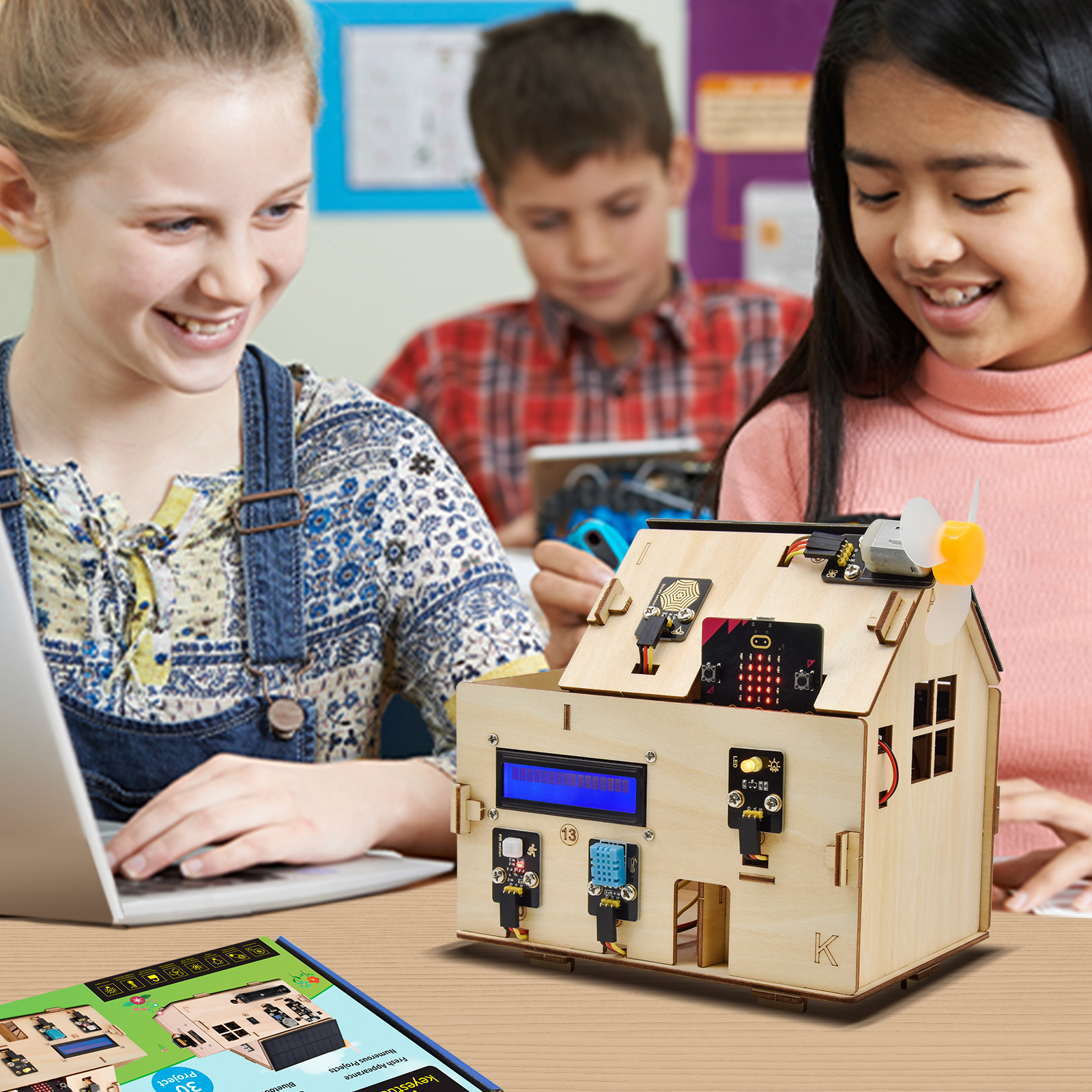 Keyestudio STEM Microbit V2 Sm - огляд і ціна Home Automation Diy Kit