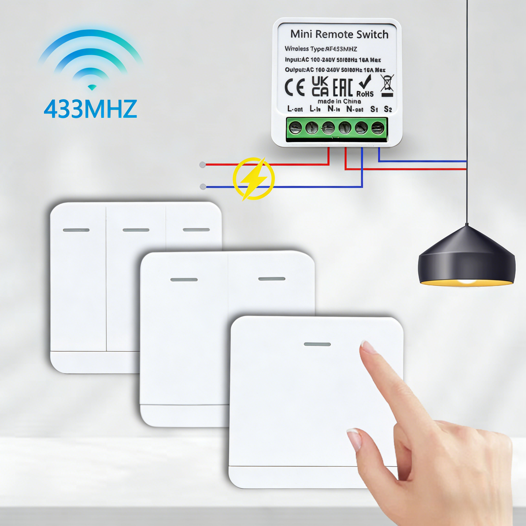 RF 433MHz Smart DIY Wireless S - огляд і ціна Diy Home Automation System
