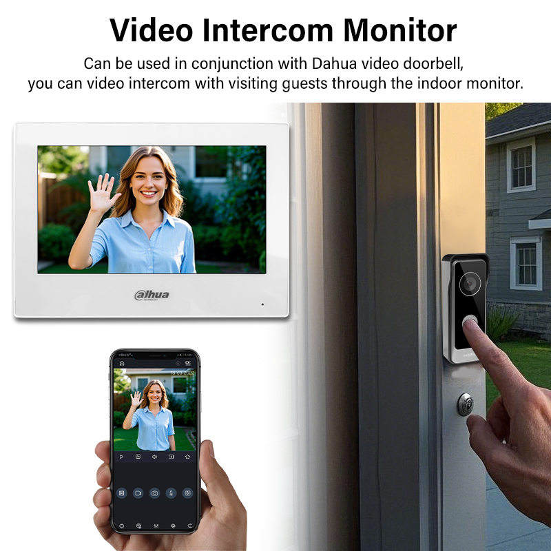 Dahua 2-Wire WiFi Indoor Monit - огляд і ціна Smart Doorbell Wired