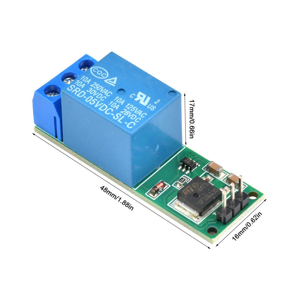 DC 6V 9V 12V 24V Flip-Flop Lat - огляд і ціна Shelly Relay Module