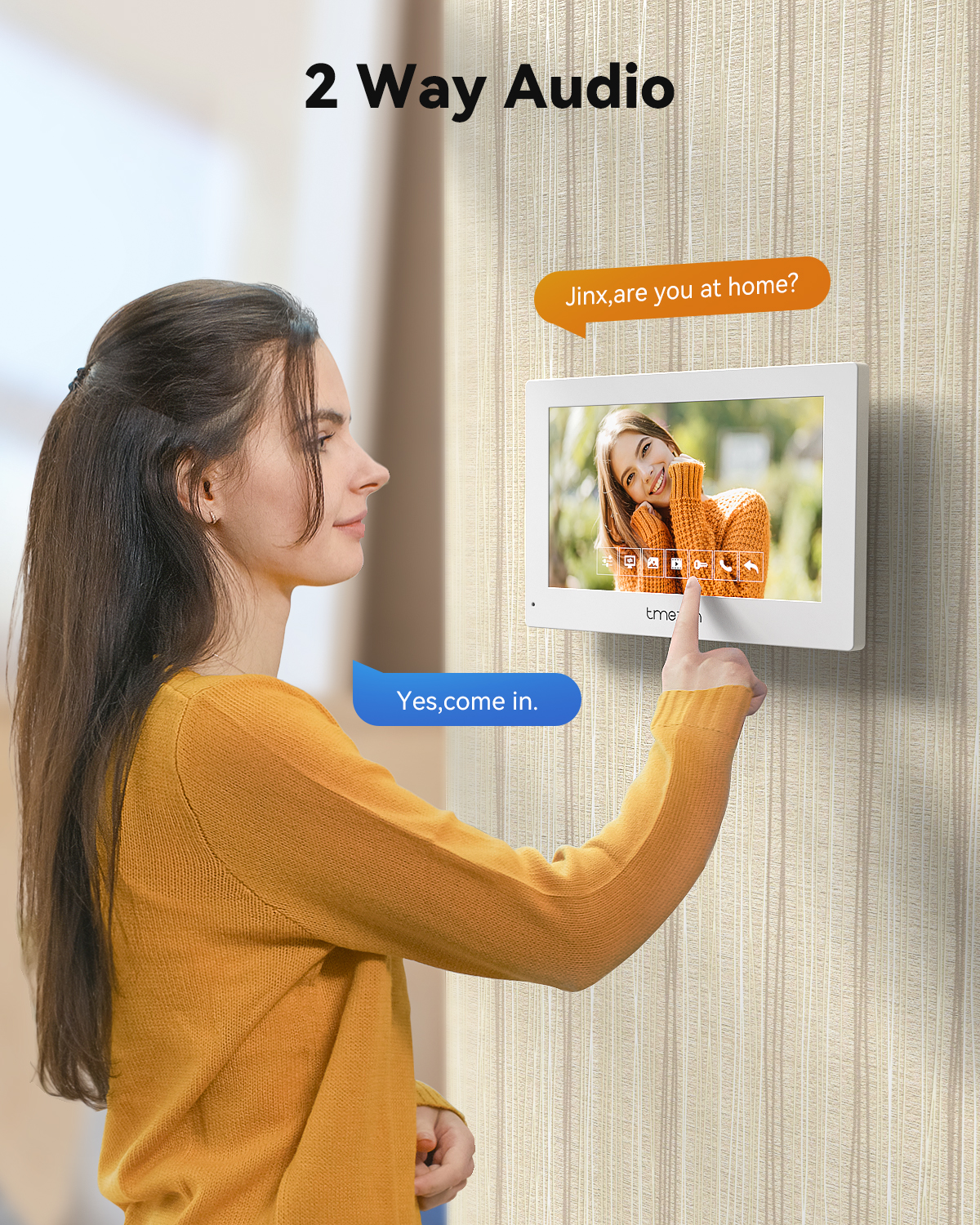 7 Inch Tuya 1080P wireless Wif - огляд і ціна Smart Doorbell Wired