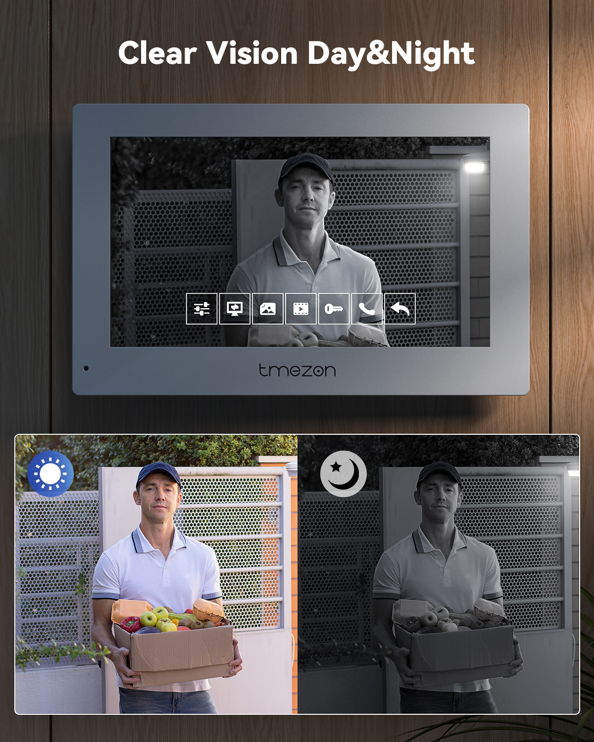 7 Inch Tuya 1080P wireless Wif - огляд і ціна Smart Doorbell Wired