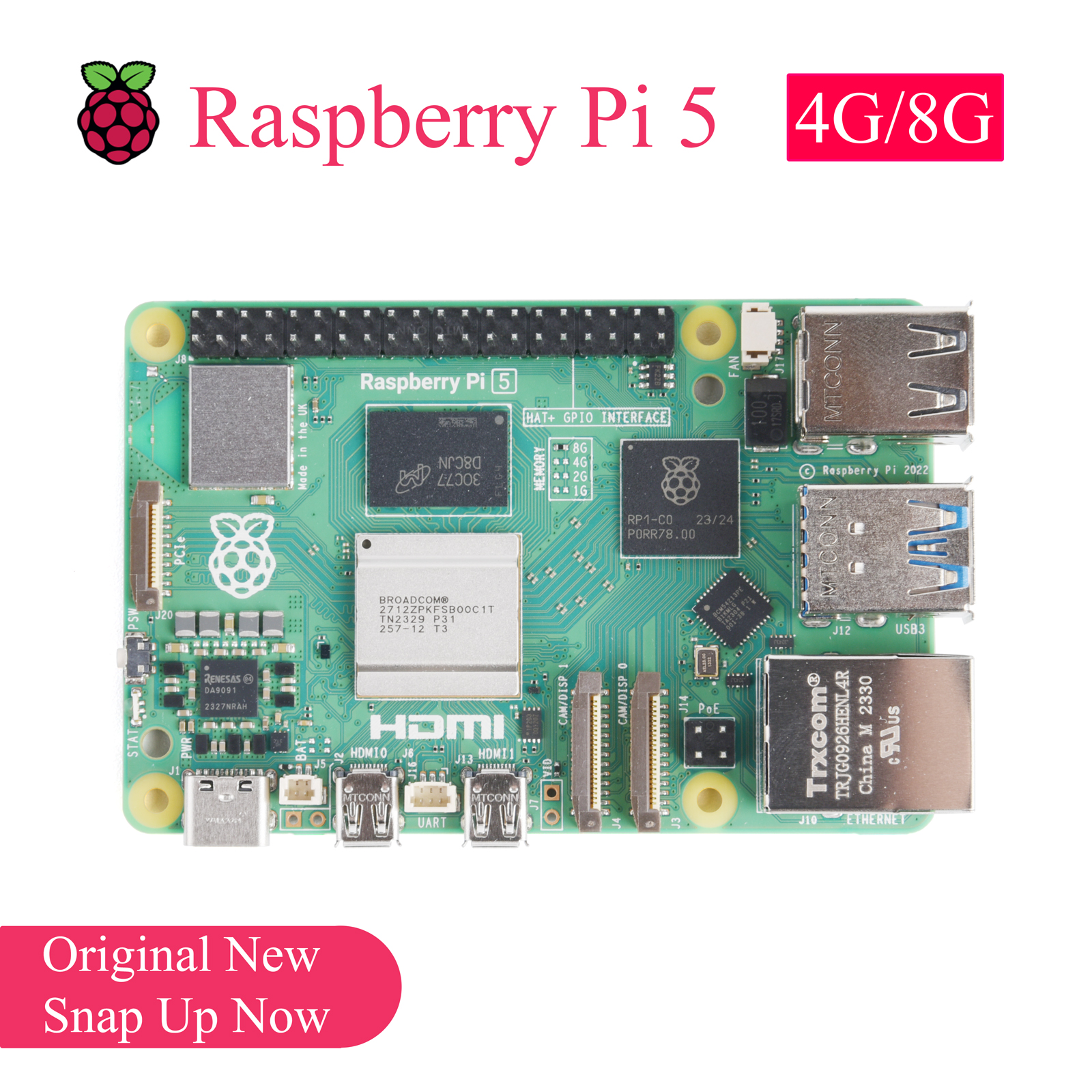 1PCS Original Raspberry Pi 5 4 - огляд і ціна Raspberry Pi Home Automation Diy
