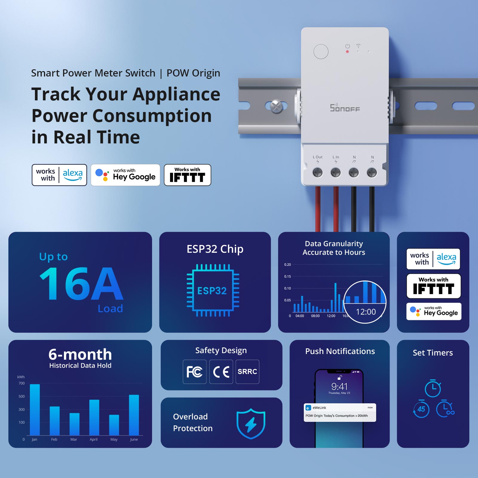 SONOFF POW Elite WiFi 16A Smar - огляд і ціна Sonoff Basic Switch