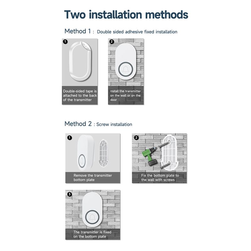 ABHU New Wireless Outdoor Door - огляд і ціна Smart Doorbell Wired